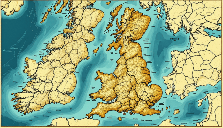 découvrez les spécificités de la carte du royaume-uni et ses particularités géographiques